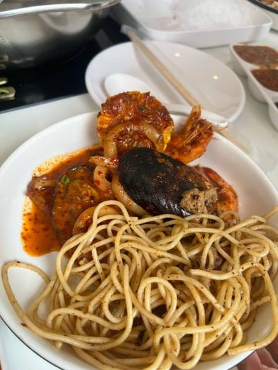 สปาเก็ตตี้พริกแห้ง