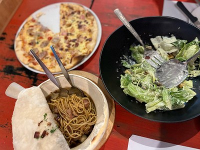 Spaghetti Mushroom Bacon สปาเก็ตตี้เห็ดหอมเบคอน