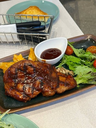 เสต็กไก่สไปซี่