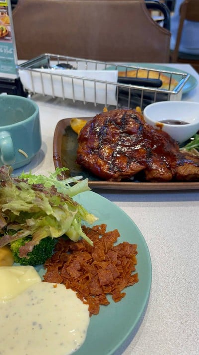 เสต็กไก่สไปซี่