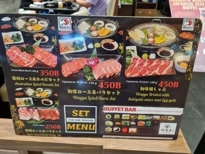 ป้ายราคาหรือสมุดเมนู