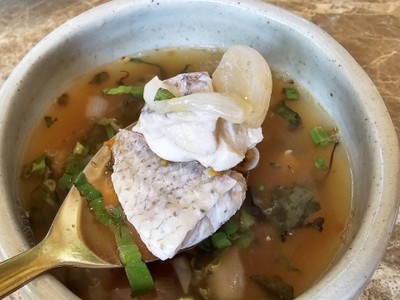 ต้มโคล้งปลากะพงแดง