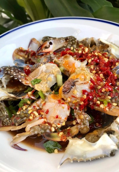 ยำปูม้าปลาร้า