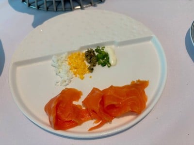 Salmon Gravalax with Condiments & Pickles