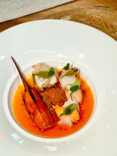กุ้งแม่น้ำตาปีทอดเกลือ