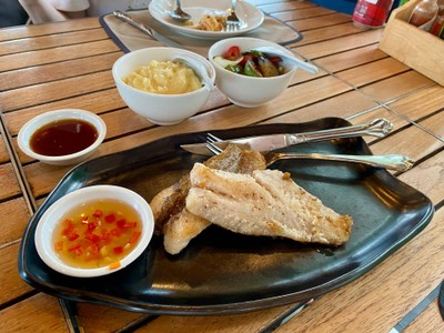 Grilled snapper