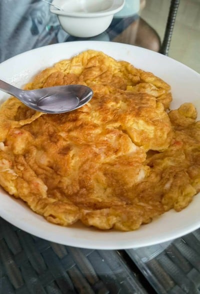 ไข่เจียวกุ้ง