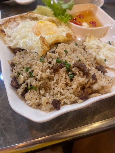 ข้าวผัดมันเนื้อ