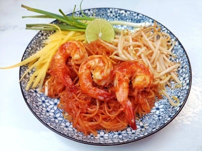 ผัดหมี่ปากพนัง / หมี่กะทิใต้