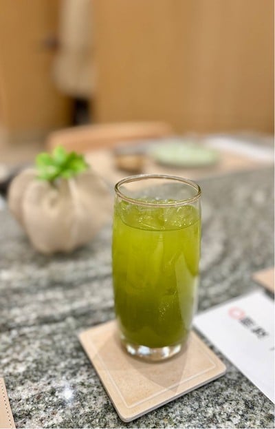 🍵 Matcha Green Tea Cold Refill. (Price 50++ Baht.)