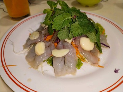 กุ้งแช่น้ำปลา