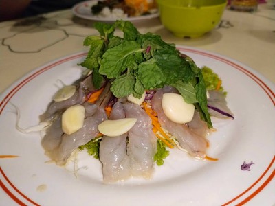 กุ้งแช่น้ำปลา