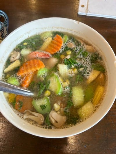 แกงเลียงกุ้งสด