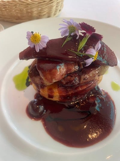 Pan seared foie gras