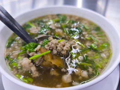 หมูสับต้มบ๊วย