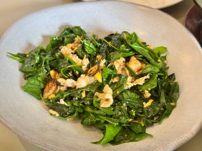 ใบเหลียงผัดไข่