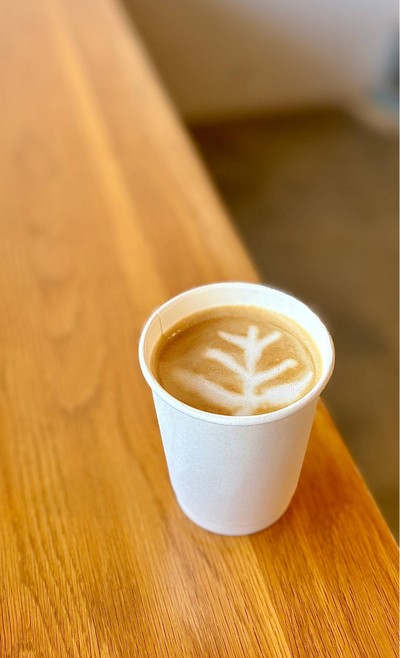 ☕️ Hot Latte. (Price 60 Baht.)