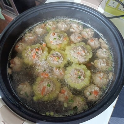 วิธีทำ ต้มจืดมะระยัดไส้