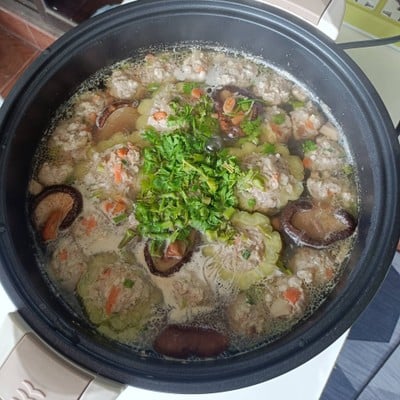 วิธีทำ ต้มจืดมะระยัดไส้