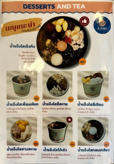 ป้ายราคาหรือสมุดเมนู