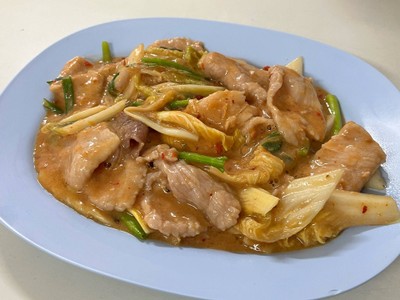สุกี้แห้ง หมู เนื้อ