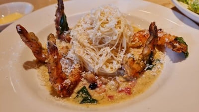 Spaghetti Shrimp Garlic Lemon Sauce