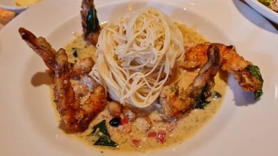 Spaghetti Shrimp Garlic Lemon Sauce