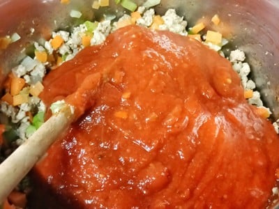 วิธีทำ Farfalle Bolognese / Bolognese Sauce/ Bolognese Pasta ซอสโบลองเนส