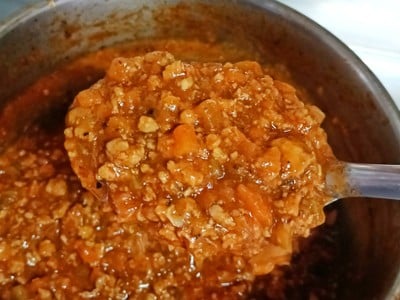 วิธีทำ Farfalle Bolognese / Bolognese Sauce/ Bolognese Pasta ซอสโบลองเนส