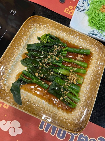 คะน้าน้ำมันหอย