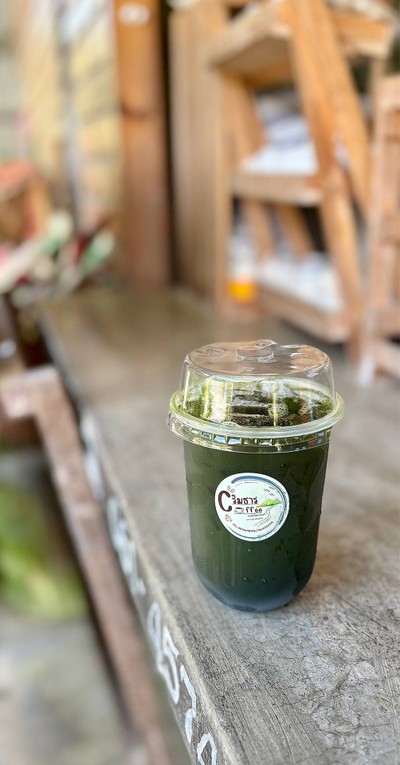 🍵 ชาเขียวเมล่อนเย็น. (ราคา 65 บาท.)