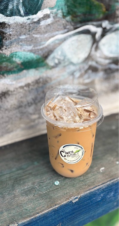 ☕️ ลาเต้เย็น. (ราคา 60 บาท.)
