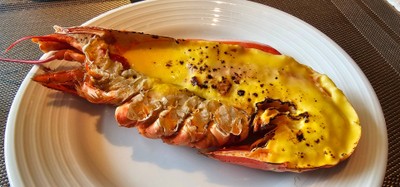 กุ้งล็อบสเตอร์อบชีส