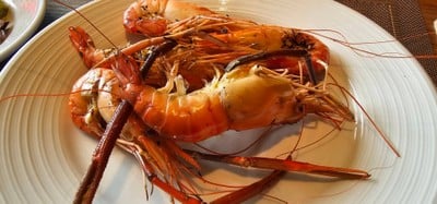 กุ้งใหญ่เผา