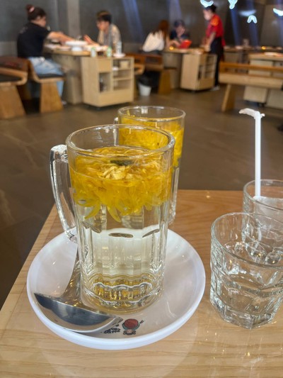 น้ำเก็กฮวยร้อน