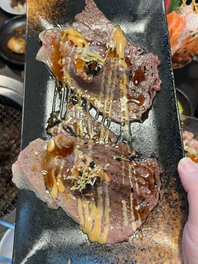 ซูชิวากิวเบิร์นไฟ