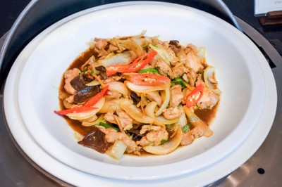 BlueSpice Cafe บุฟเฟต์ข้าวต้มไนท์มาร์เก็ต ย่านทองหล่อ