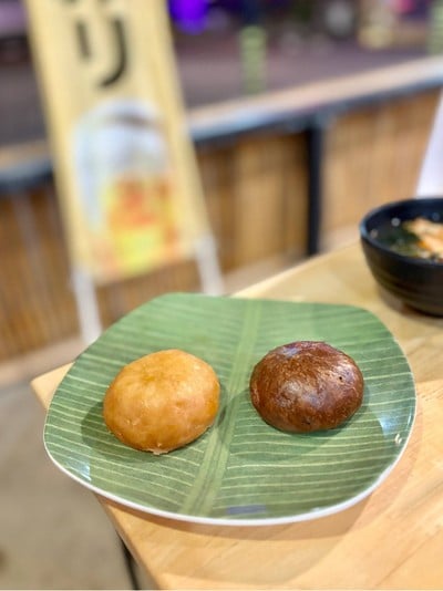 🍘 ซาลาเปาทอดไข่เค็ม + ช็อคโกแลตลาวา.