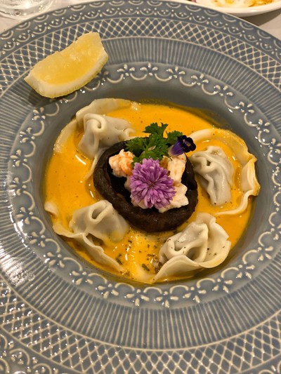 ราวิโอลี่ต้มยำกุ้ง