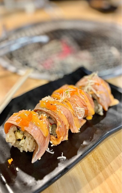 🍣 โรลแซลมอนเบิร์น.
