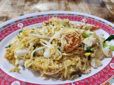 วุ้นเส้นผัดไข่