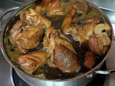 วิธีทำ ขาหมูพะโล้ / ข้าวขาหมู / คากิ / ขาหมู