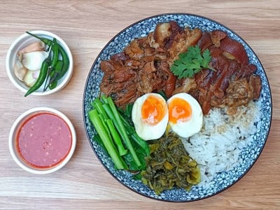 วิธีทำ ขาหมูพะโล้ / ข้าวขาหมู / คากิ / ขาหมู