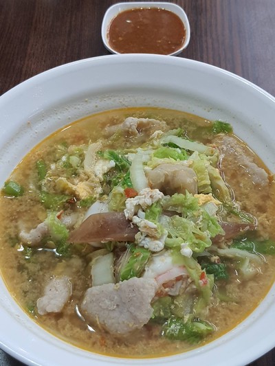 สุกี้ทะเล+หมู