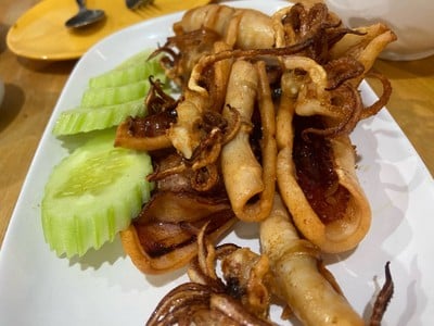 ปลาหมึกแดดเดียว