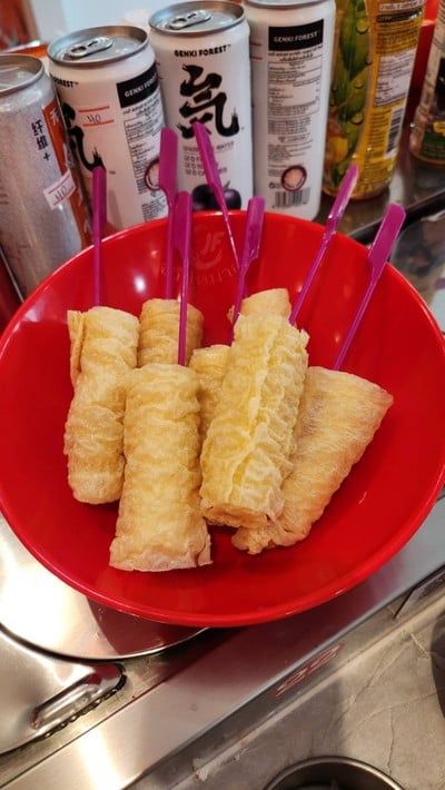 ฟองเต้าหู้ม้วน