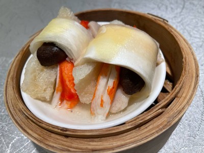 ใช้มันมือเสือแทนฟองเต้าหู้ เสียดายนึ่งไม่สุก