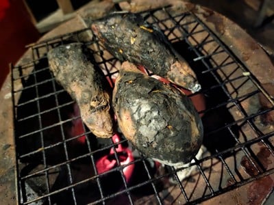 วิธีทำ มันม่วงย่าง