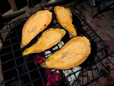 วิธีทำ มันม่วงย่าง