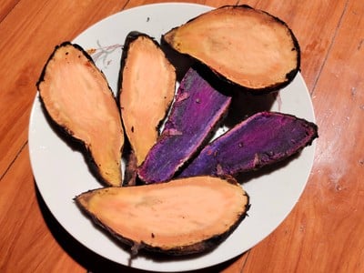 วิธีทำ มันม่วงย่าง